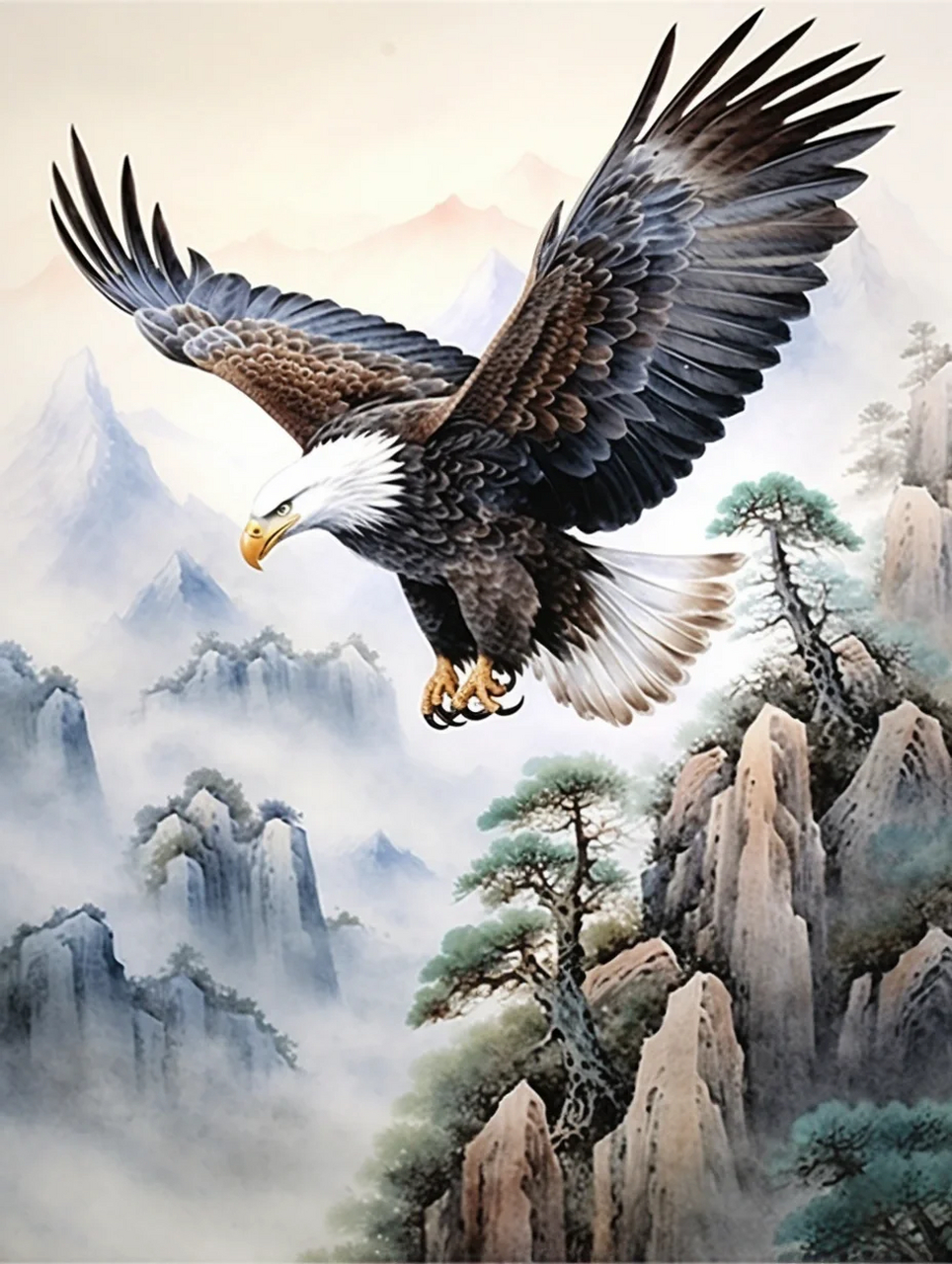白头雕的眉骨凸起,头部以下长了很多颈骨.