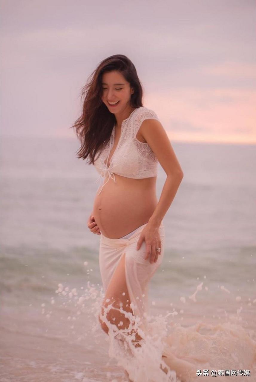 泰国女星ice晒普吉度假美照,分享准妈妈日常.