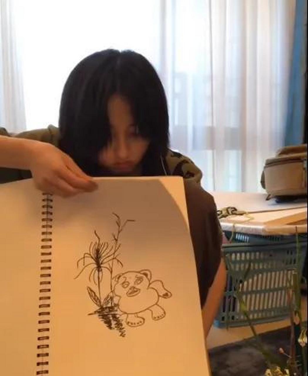 张子枫生日驾到,晒出个人画作,粉丝点赞不断