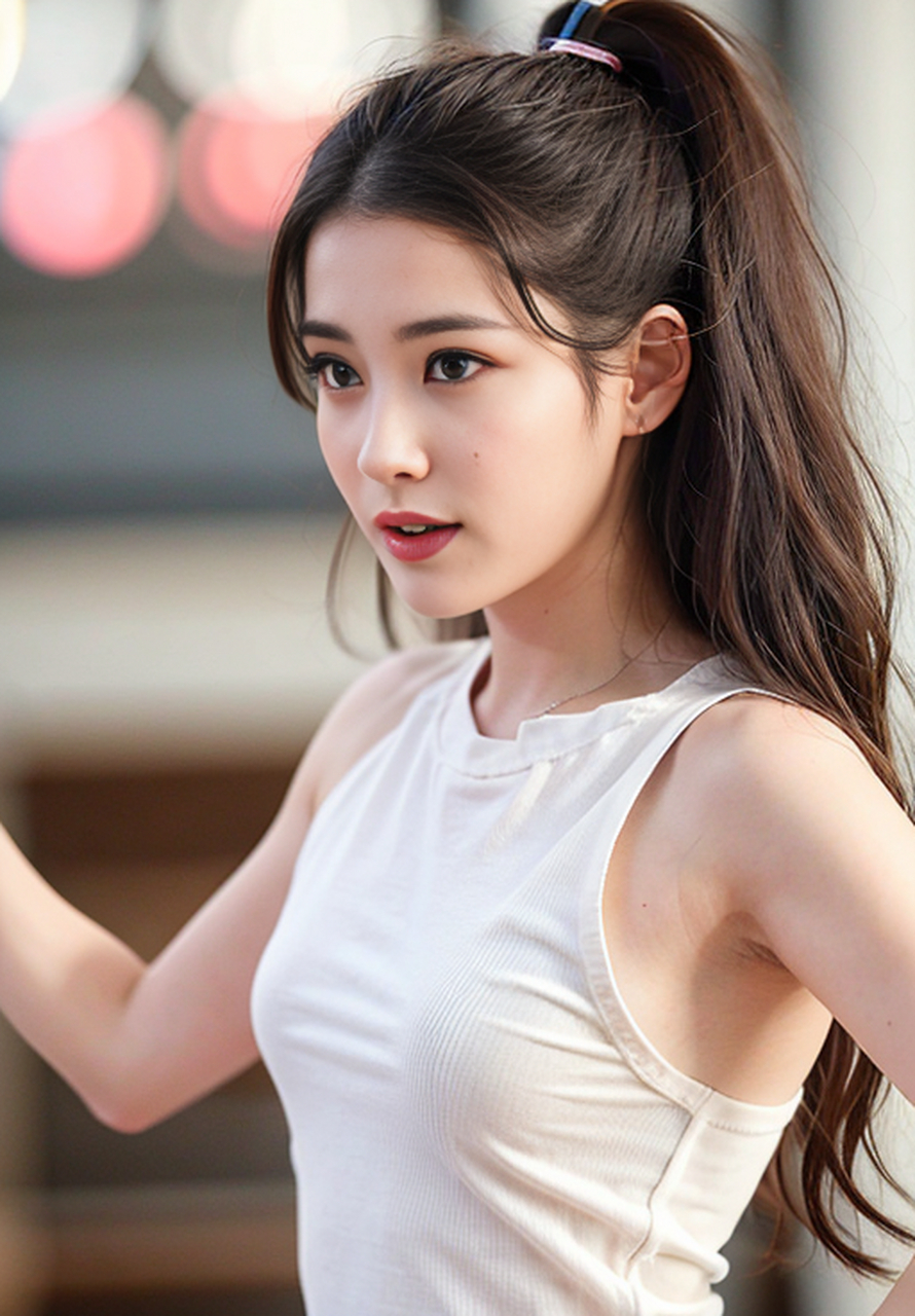 美女# #美女图片欣赏# #美女小姐姐# 青春的故事,等待那个与我共书的