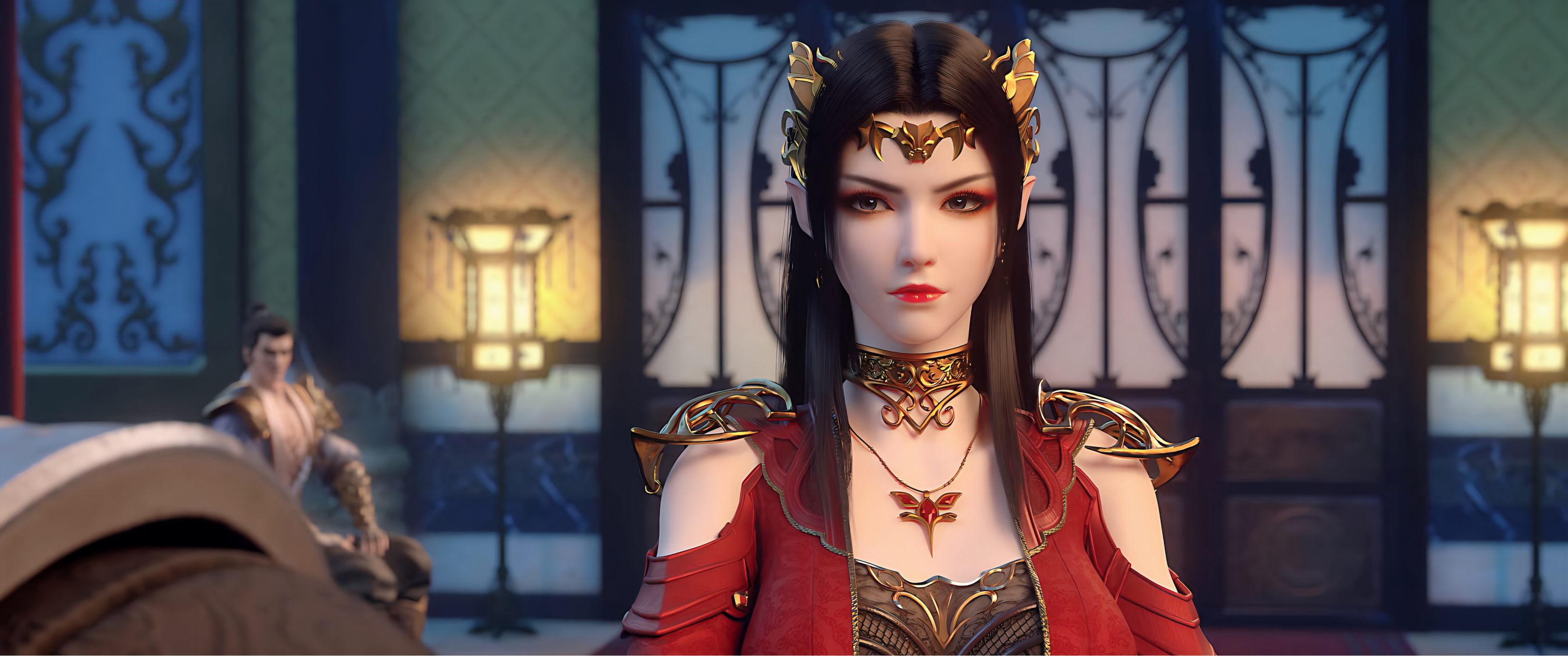 斗破苍穹:今日份美杜莎女王壁纸 #冷艳女王美杜莎# #斗破苍穹萧炎