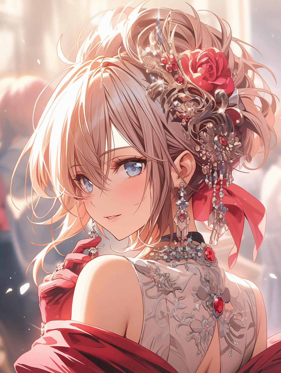 ai绘画|高清动漫少女|by edge插件-journeydraw  #我的旅行日记# 提示