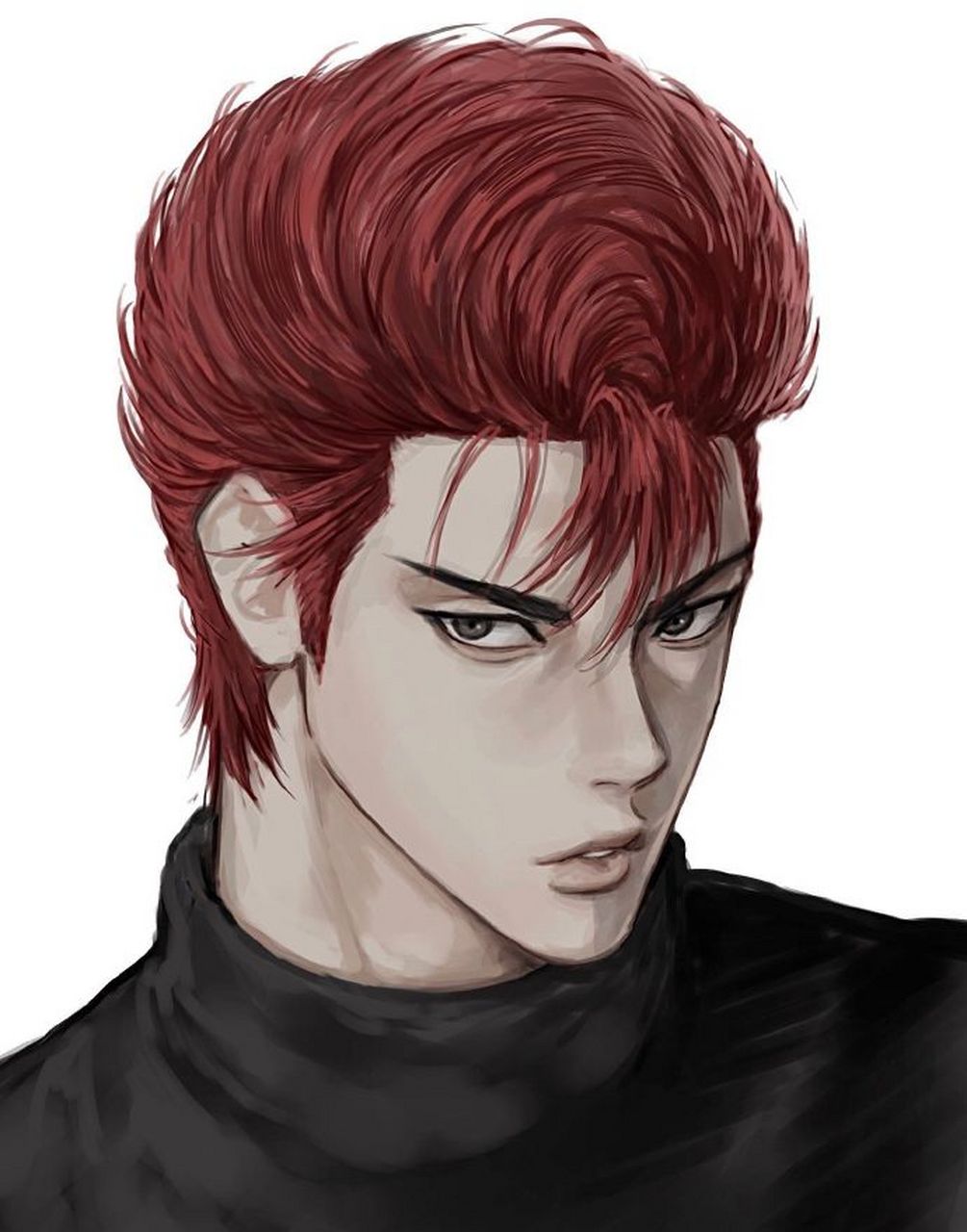 灌篮高手:樱木花道&流川枫 (twi:sso_s__) #经典动漫#  676767