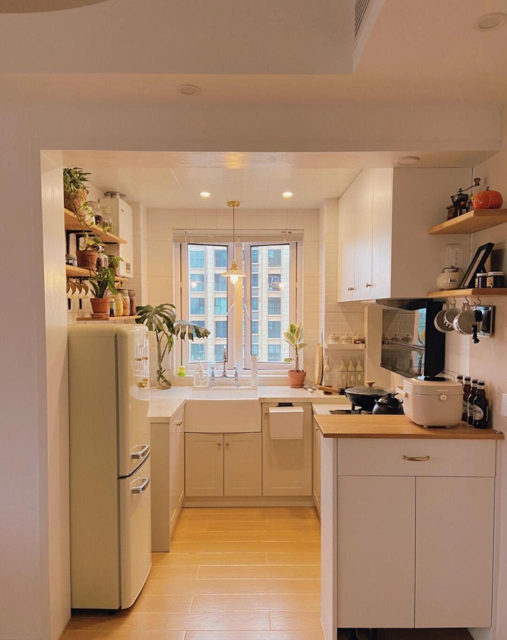 小户型参考|实用型的4平米开放式厨房设  [照相机] 小户型可以参考我