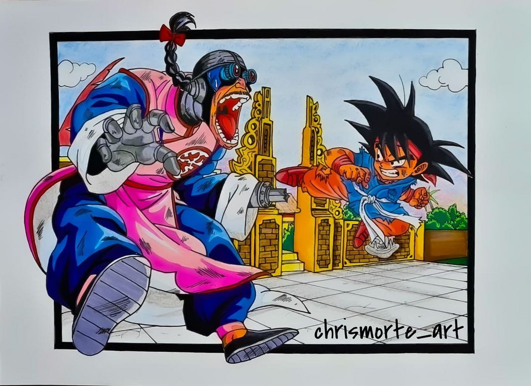 悟空对战桃白白 #龙珠