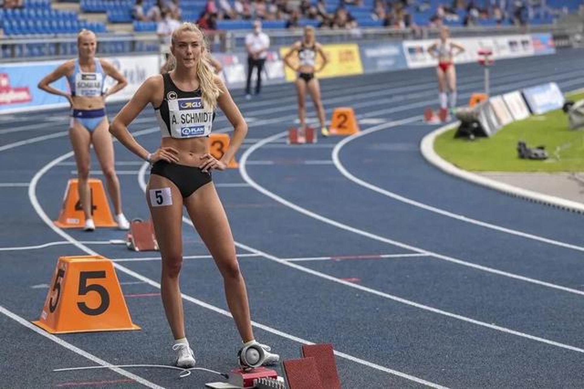 德国网红田径运动员—阿丽卡·施密特, 德国田径运动员.