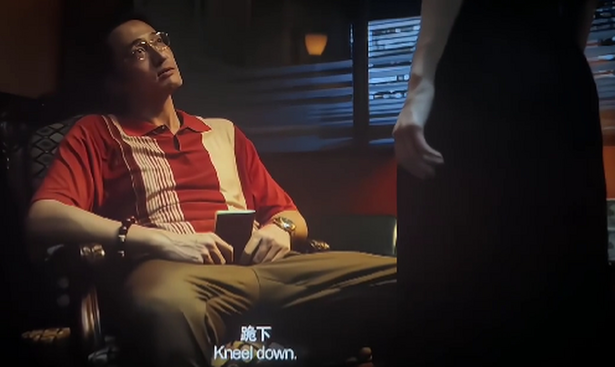 《孤注一掷》王传君为啥要让金晨跪下呢,你到底要干什么 #孤注一掷