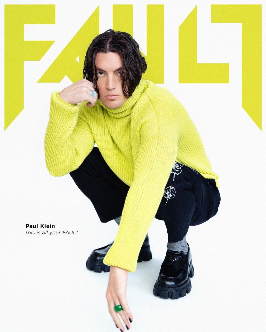 最近,lany知名帅哥主唱paul klein(保罗·克莱恩)登上《fault》杂志的