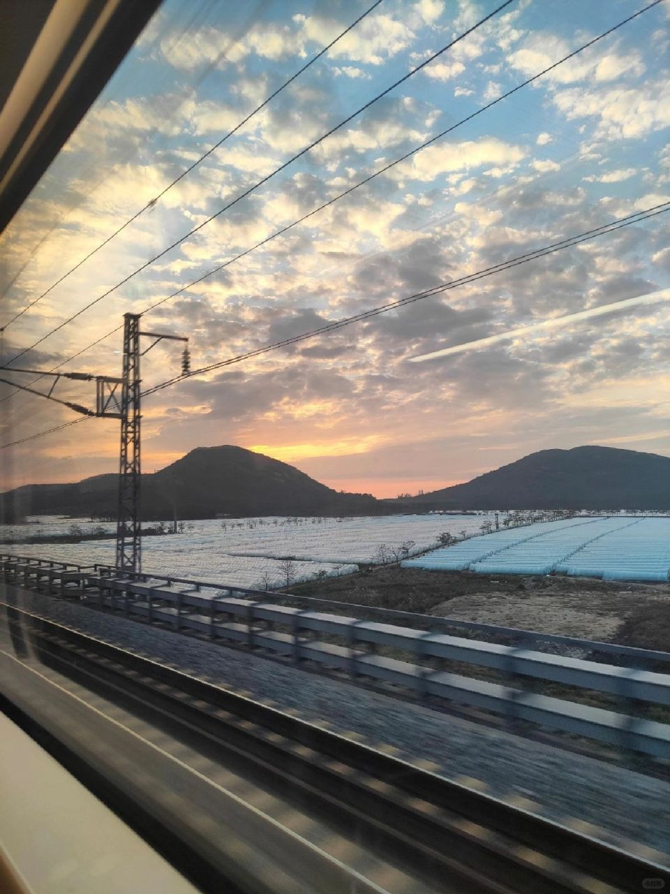 高铁窗外