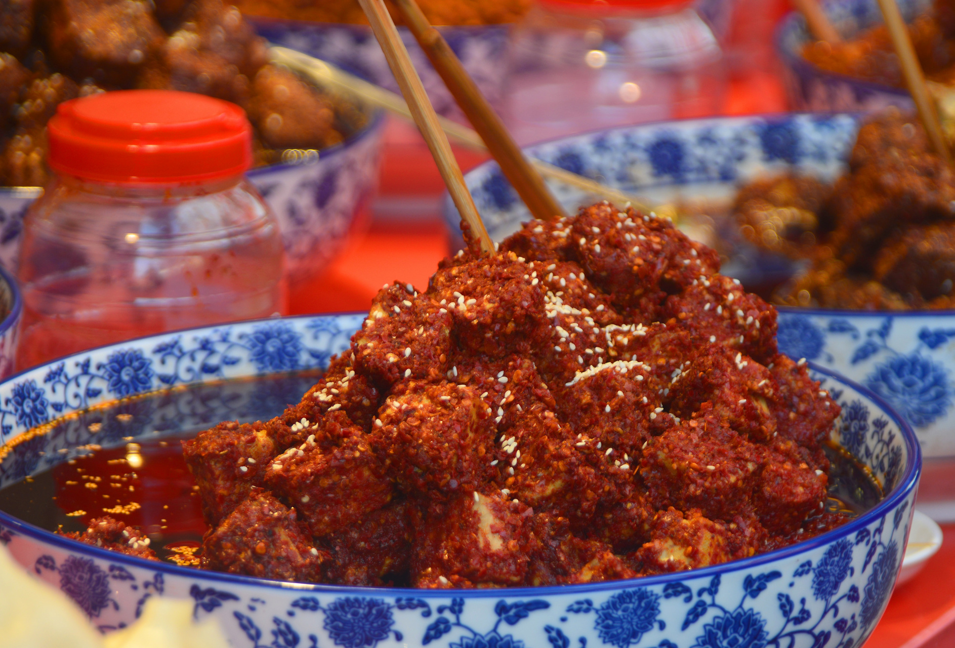 五凤溪古镇# 古镇特产不多,但豆腐乳,下饭菜等不贵还香!