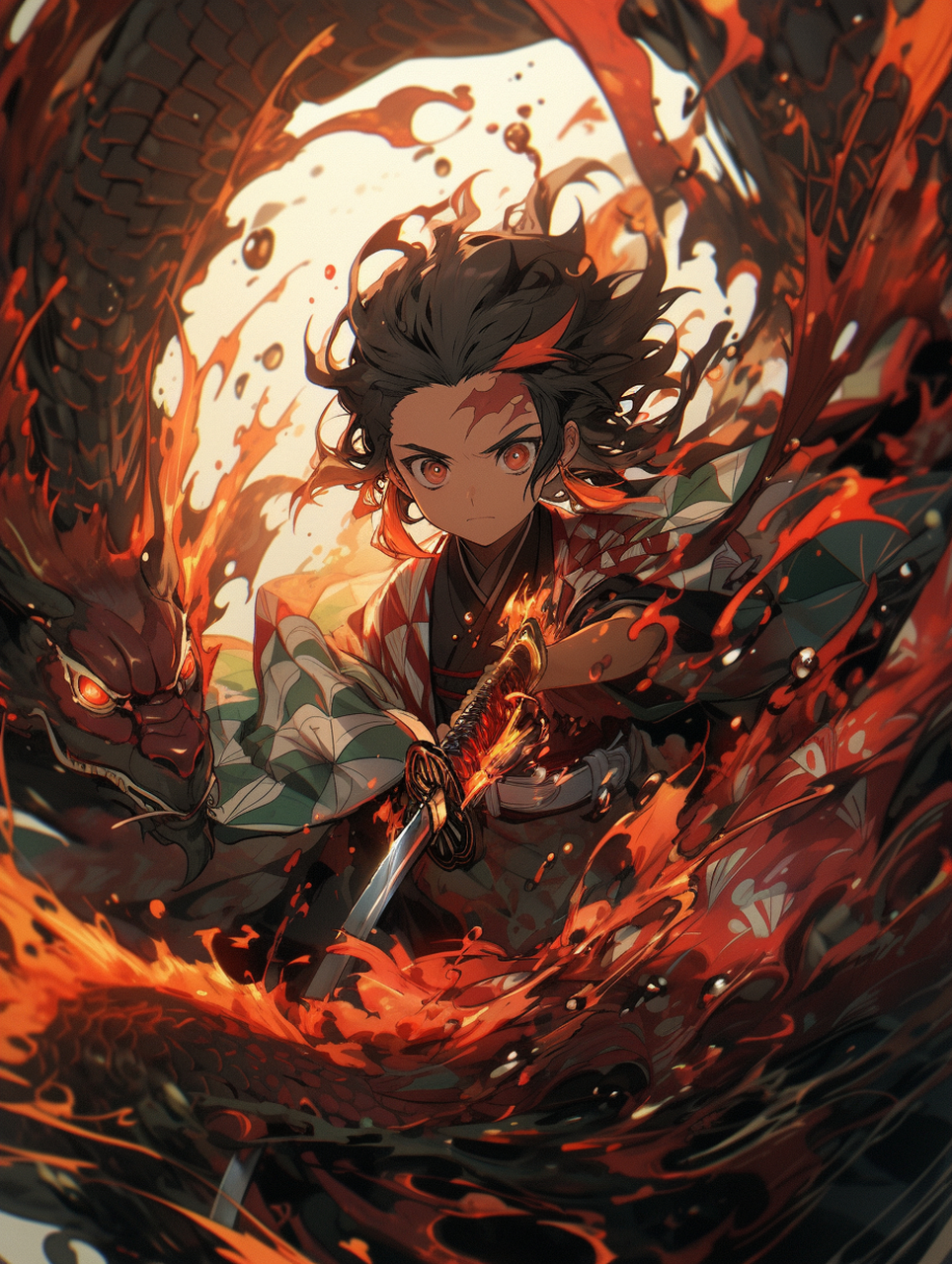 鬼灭之刃风格-灶门炭治郎 下期出哪个?#鬼灭炭治郎