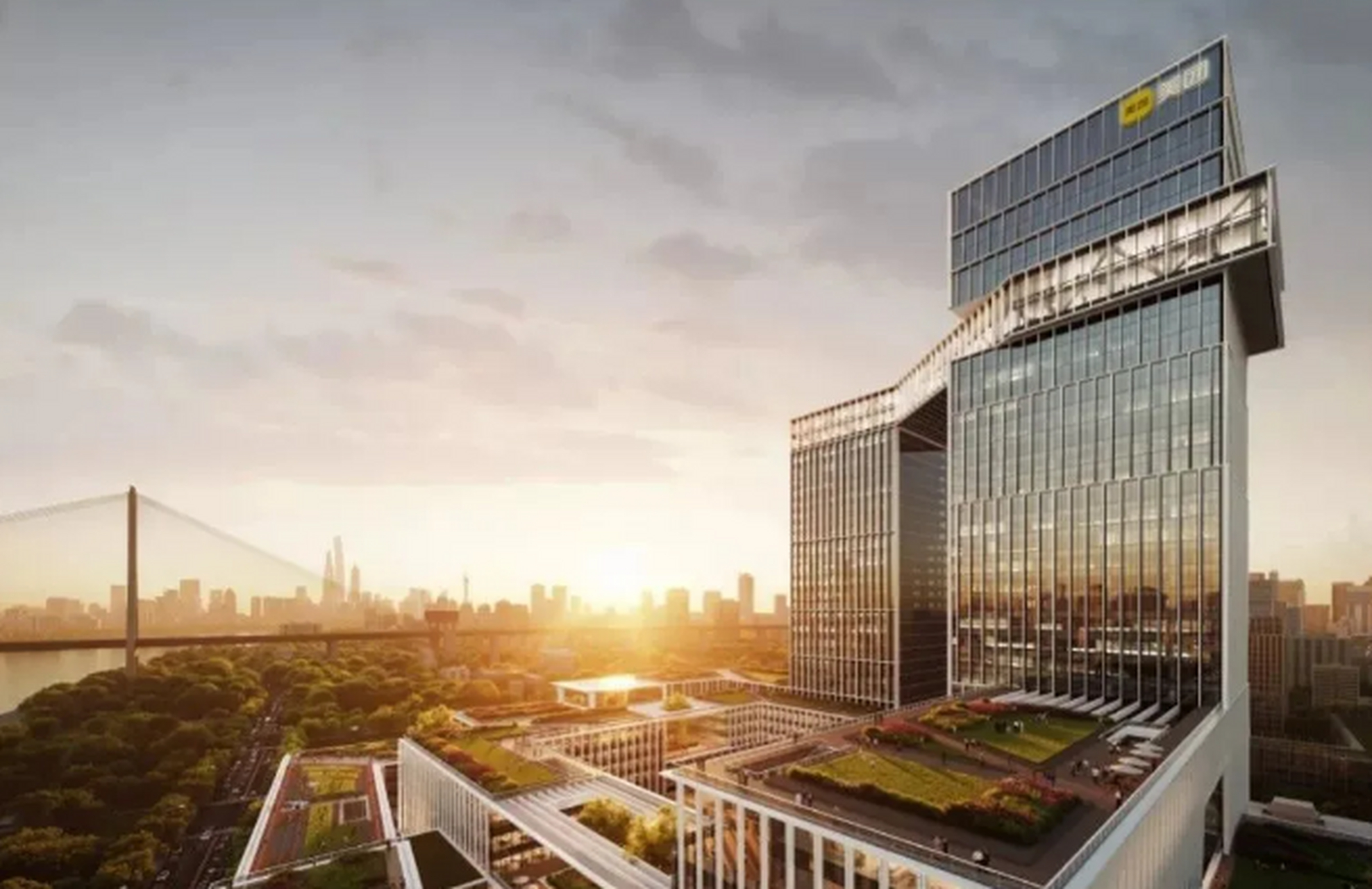 效果图首曝光!】美团上海总部杨浦滨江彻底改天换地.