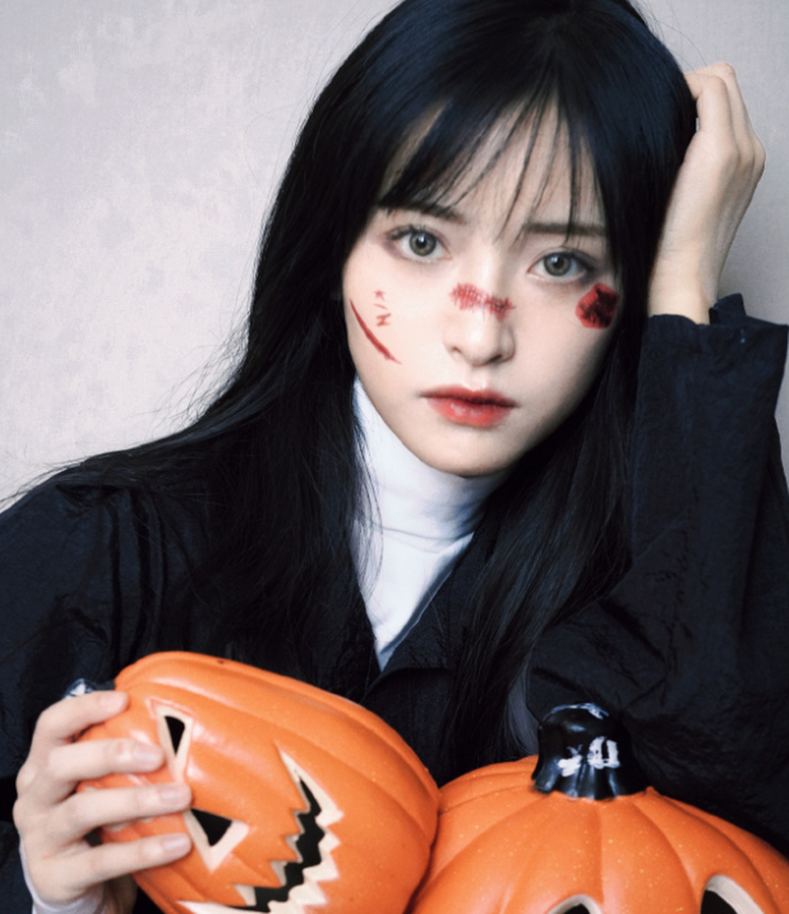 沈月的万圣节cos,简直太有创意了!