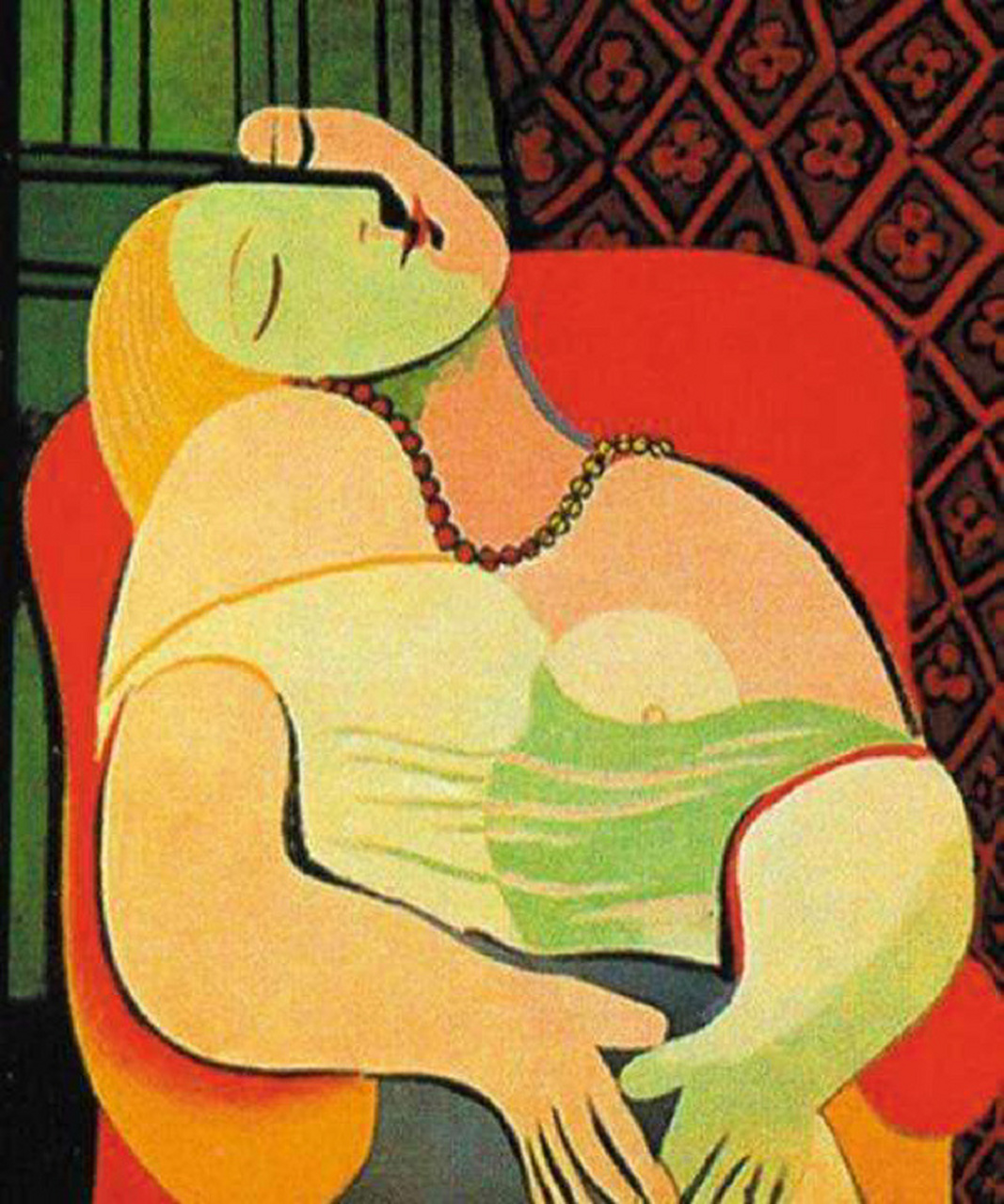 每日一画 | 毕加索《哭泣的女人》 作品详情:名称:《哭泣的女人》作者