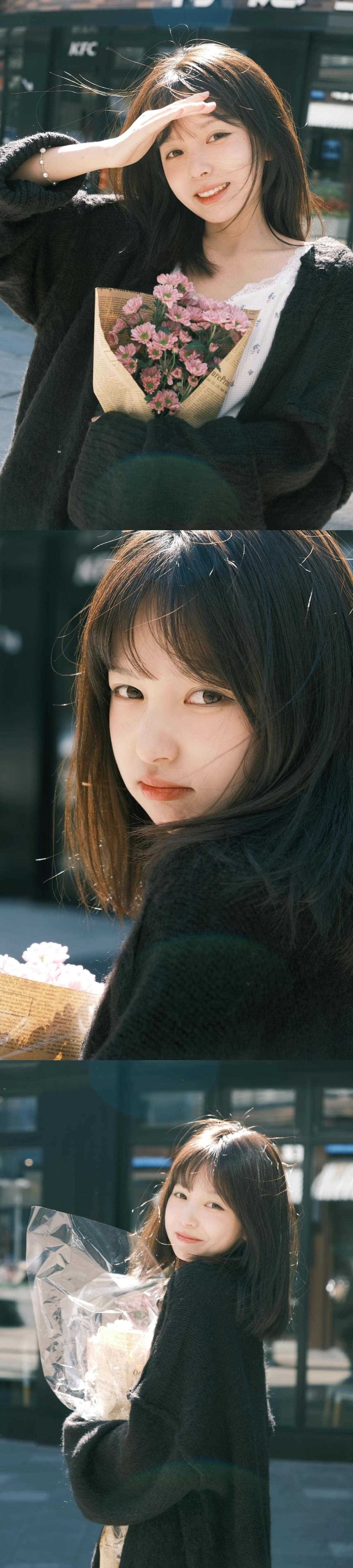 捧一束花见面吧 颜值女神:草莓果酱ox