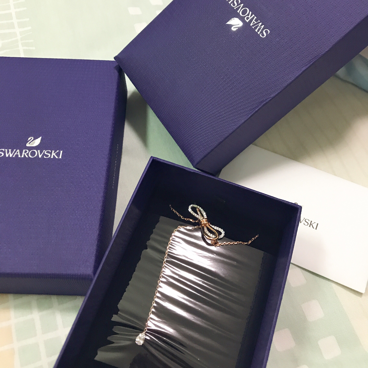 施华洛世奇蝴蝶结项链 这款项链真的太好看了啊!