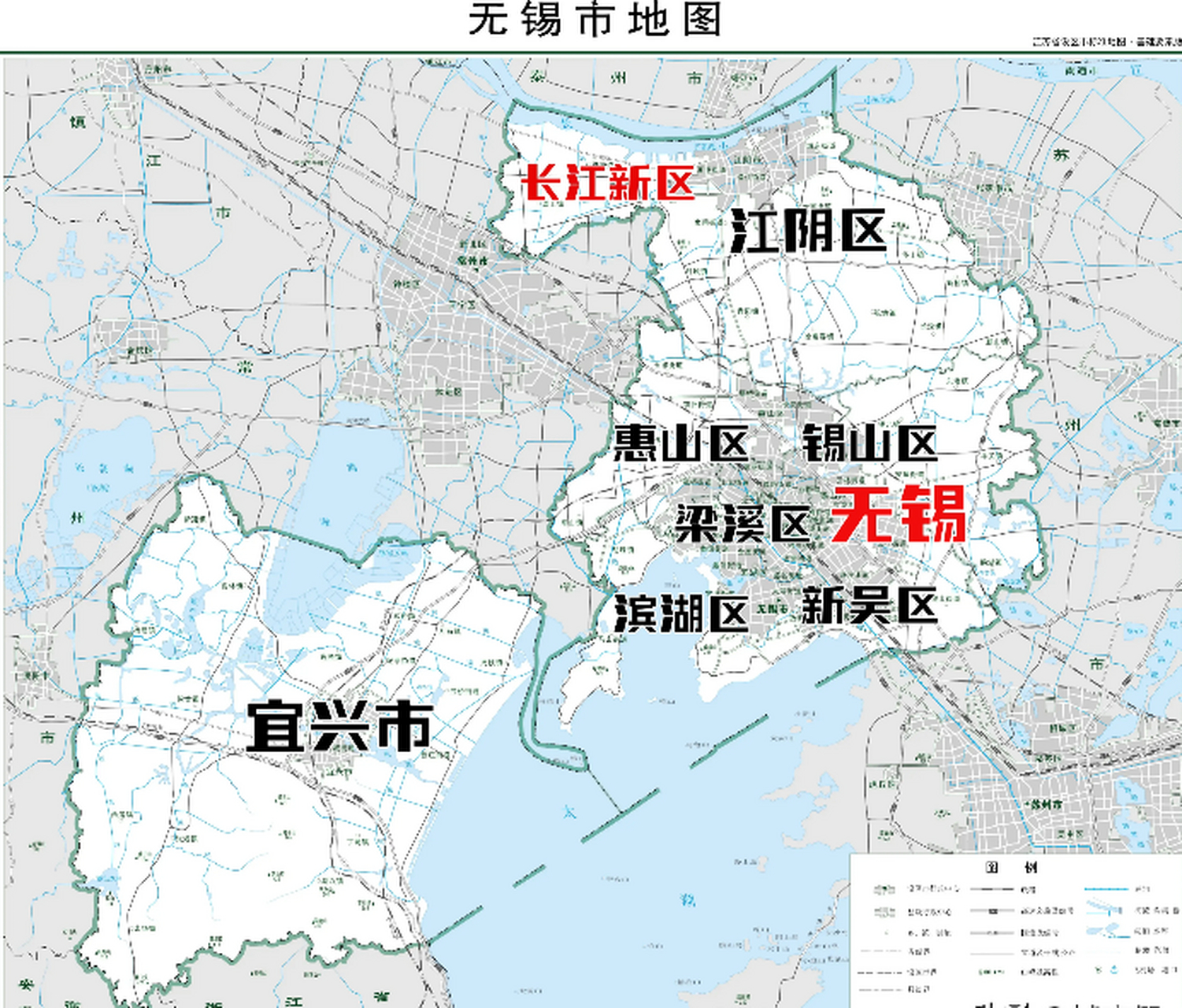 无锡的发展瓶颈是迟迟不设江阴区,导致城市框架越来越紧,被苏州拉开了