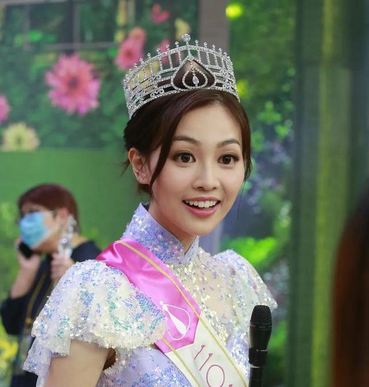 tvb艺人郭柏妍(rosita)在2020年参加《香港小姐竞选》夺得季军后入行