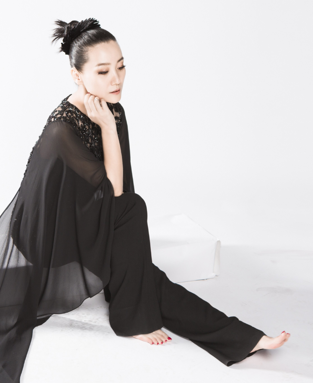 谭晶 红色诱惑[鲜花][鲜花]