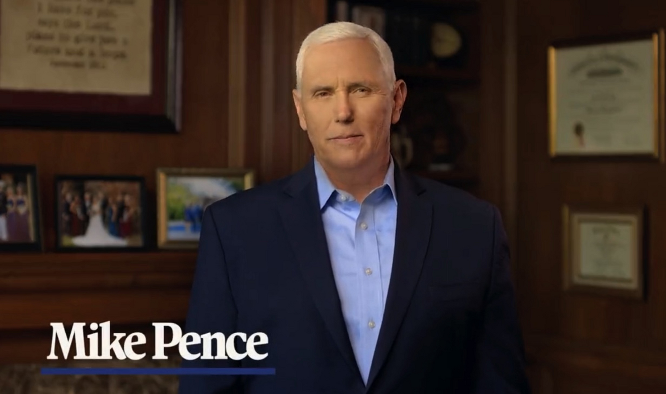 前副总统mike pence发布竞选总统宣传片,正式向他的前搭档trump发起