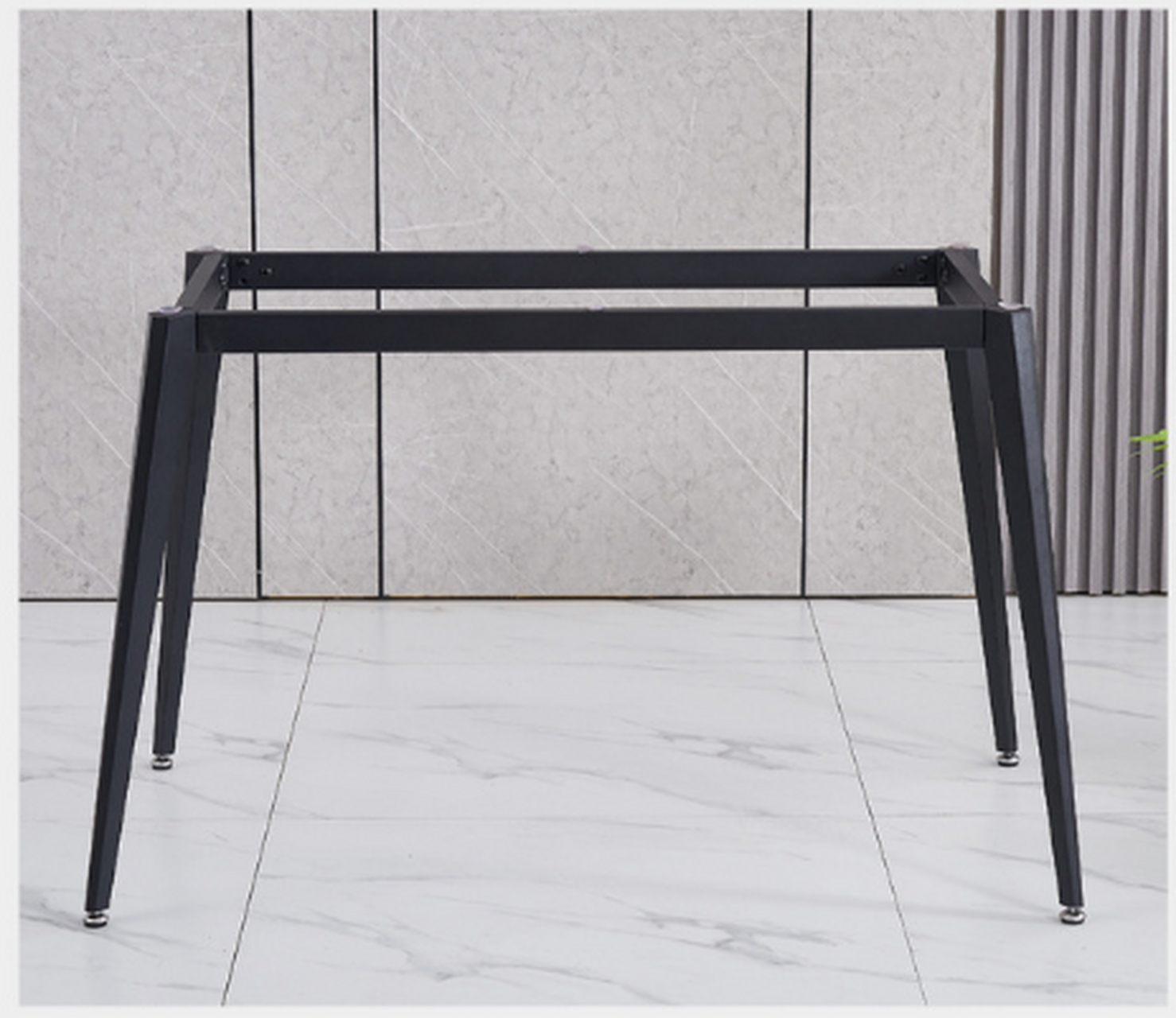 桌子腿#  碳素钢桌腿优点经久耐用,结实可靠耐磕碰,缺点是质感稍差