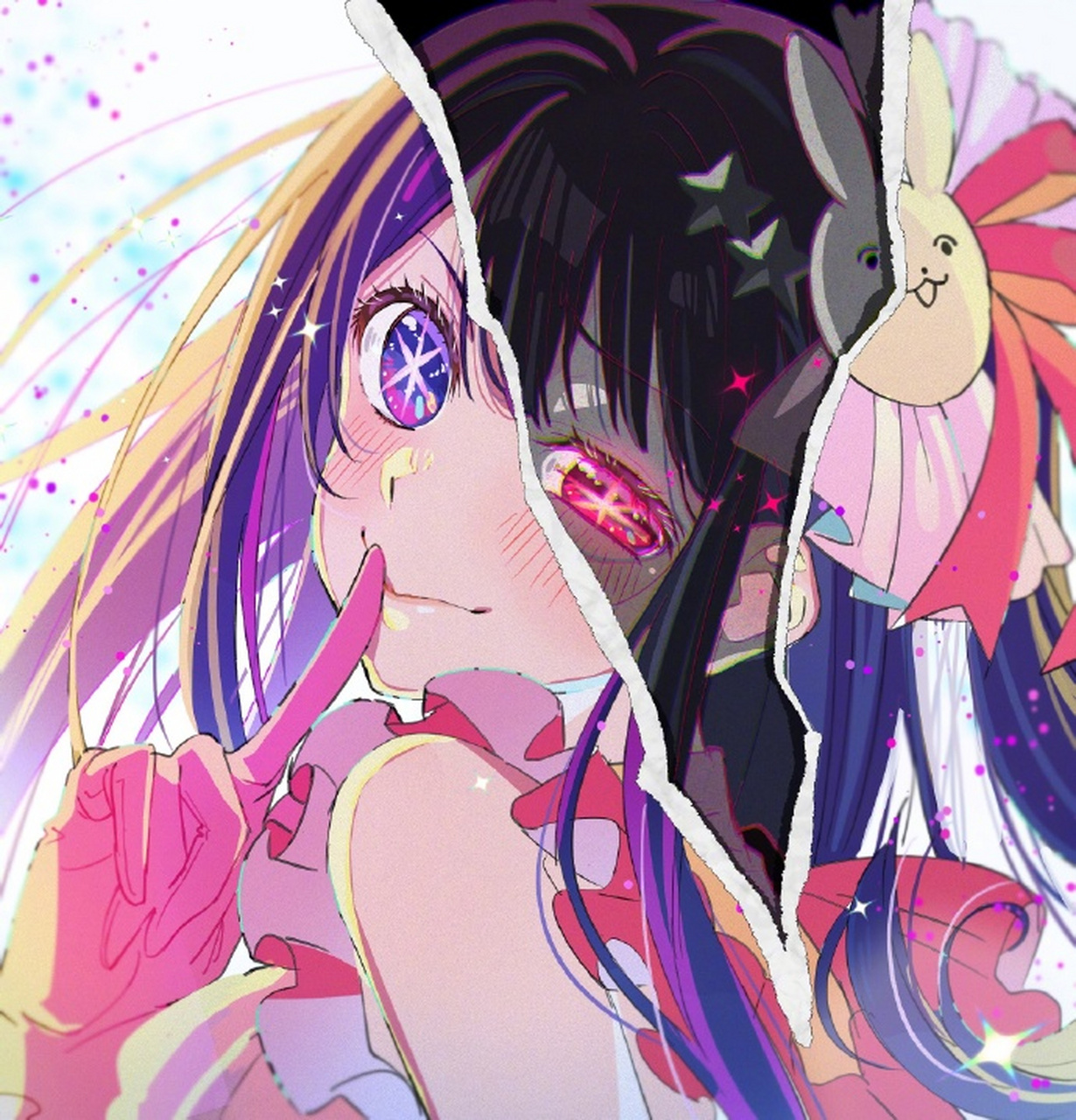 动画人森田莉奈 最新绘制的「我推的孩子」 #经典动漫