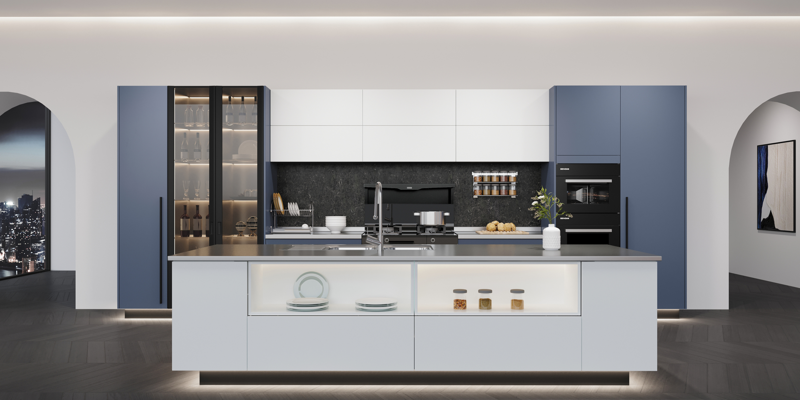 不锈钢橱柜十大名牌森歌品质始终如一,厨房不锈钢整体橱柜找森歌,整体