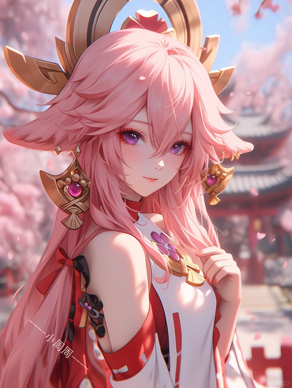 挑战 30 天更新100张原神壁纸  02未生灵智的小狐狸,往往会一头栽入