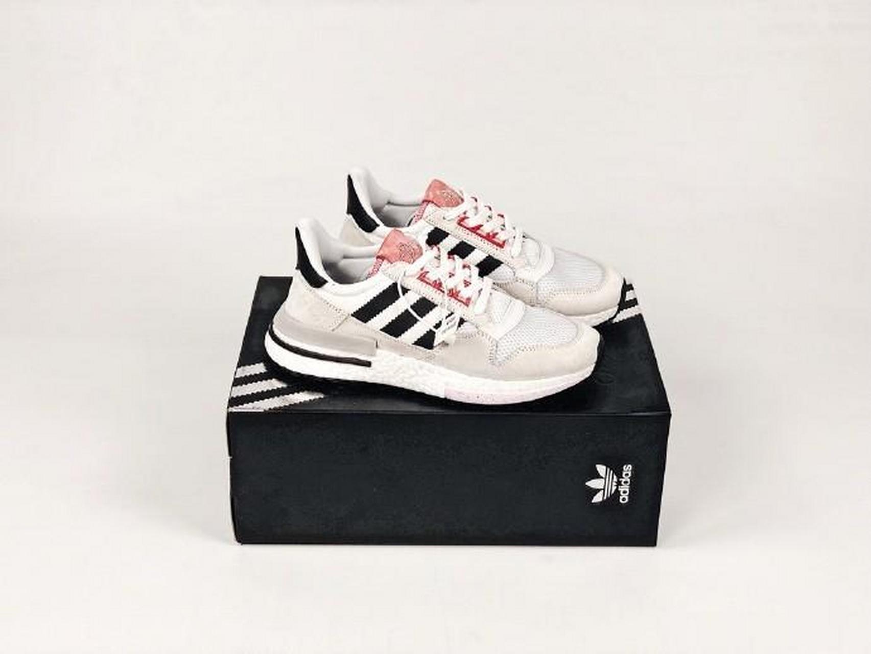 adidas 阿迪达斯 zx500 rm boost zx500 f36047 爆米花复古慢跑鞋 #潮