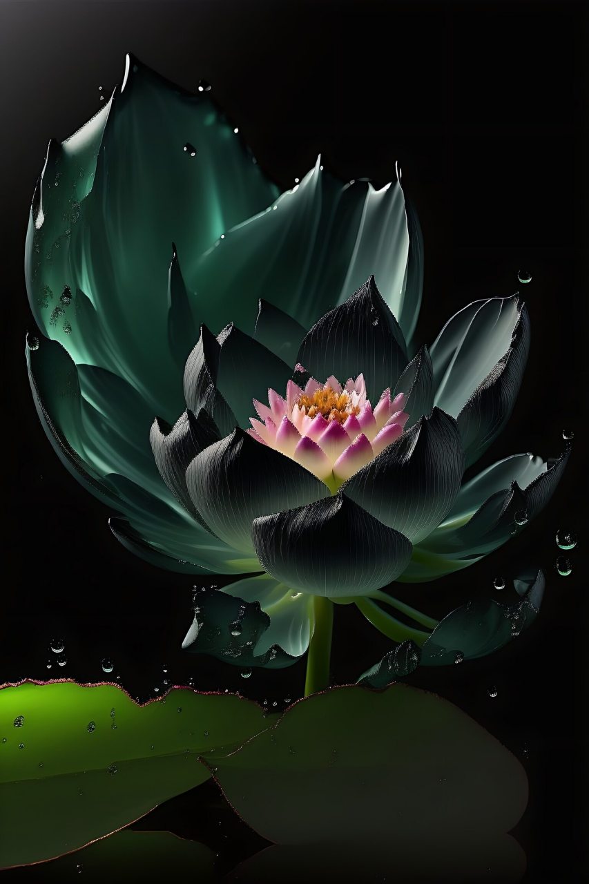 红尘里,有一个黑色的莲花,它是那么的与众不同,它的存在让人们感受到