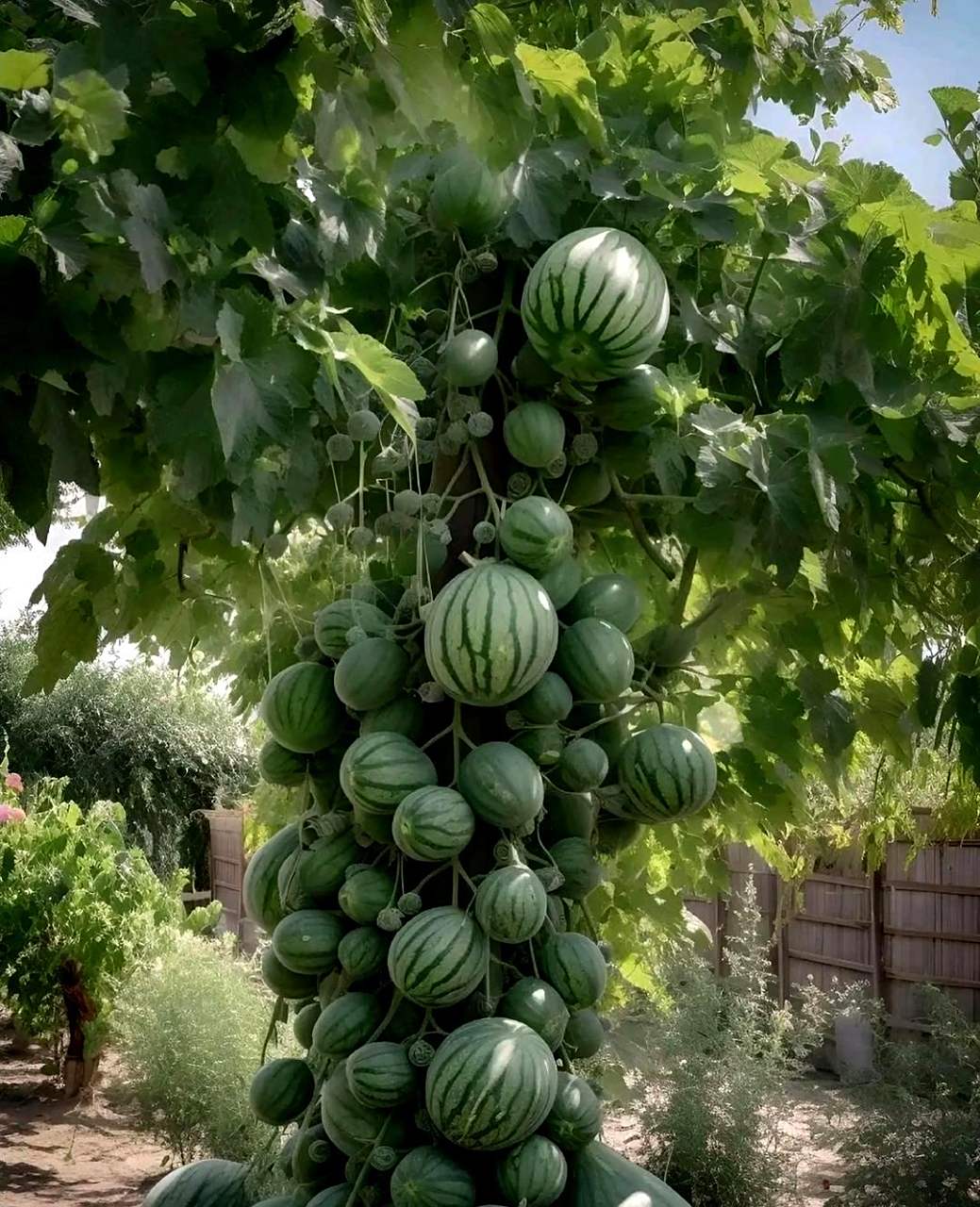 难道这是一种新的转基因西瓜品种?让人感到兴奋和好奇.