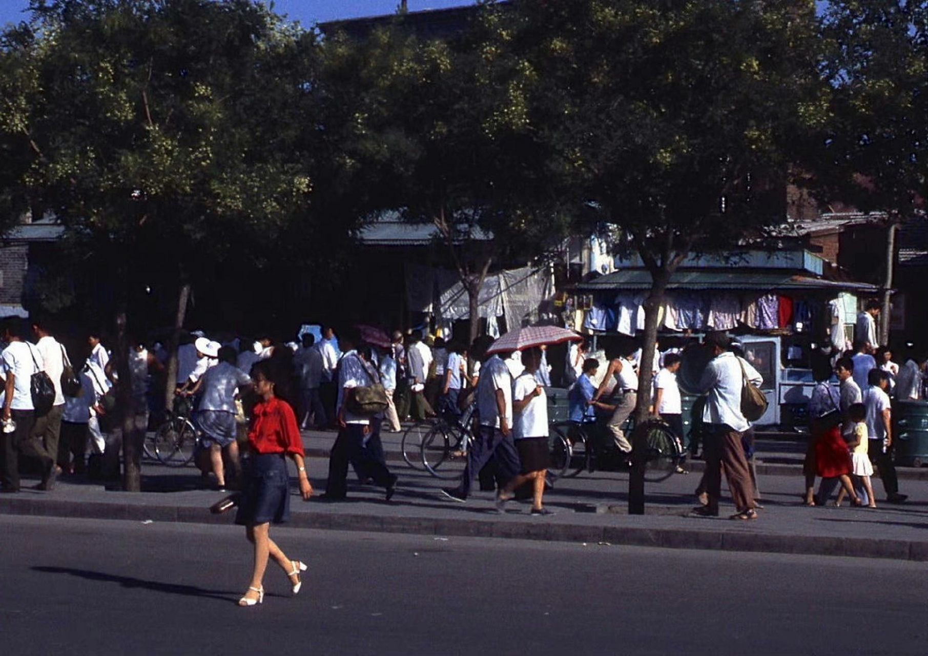 您好,这里是1982年的北京,您多半是没见过～ 1982年的北京,清冷,干净