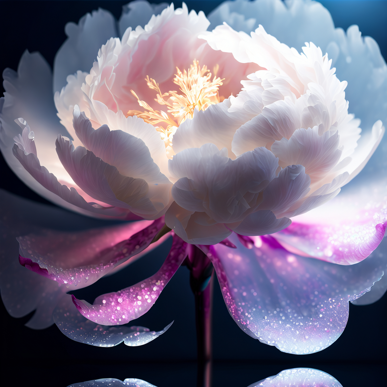 我使用a绘制了一组牡丹花头像,你觉得好看吗?[偷笑] #ai艺术季