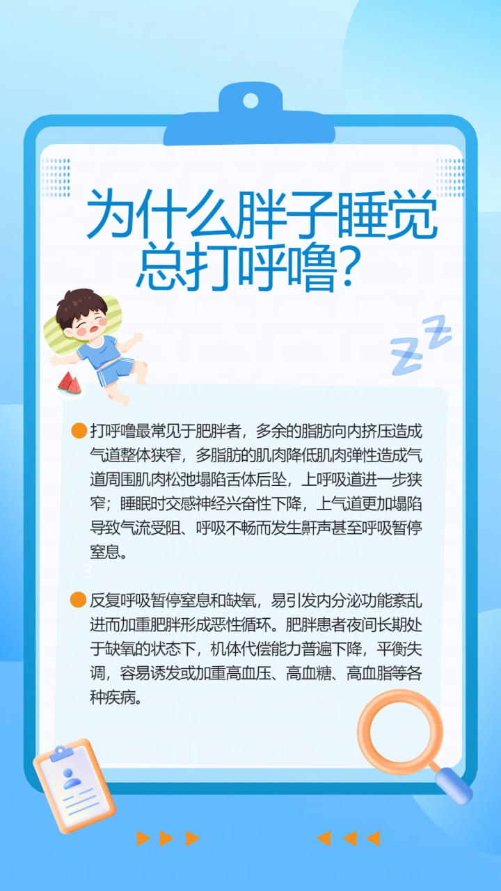 ]为什么胖子睡觉总打呼噜?