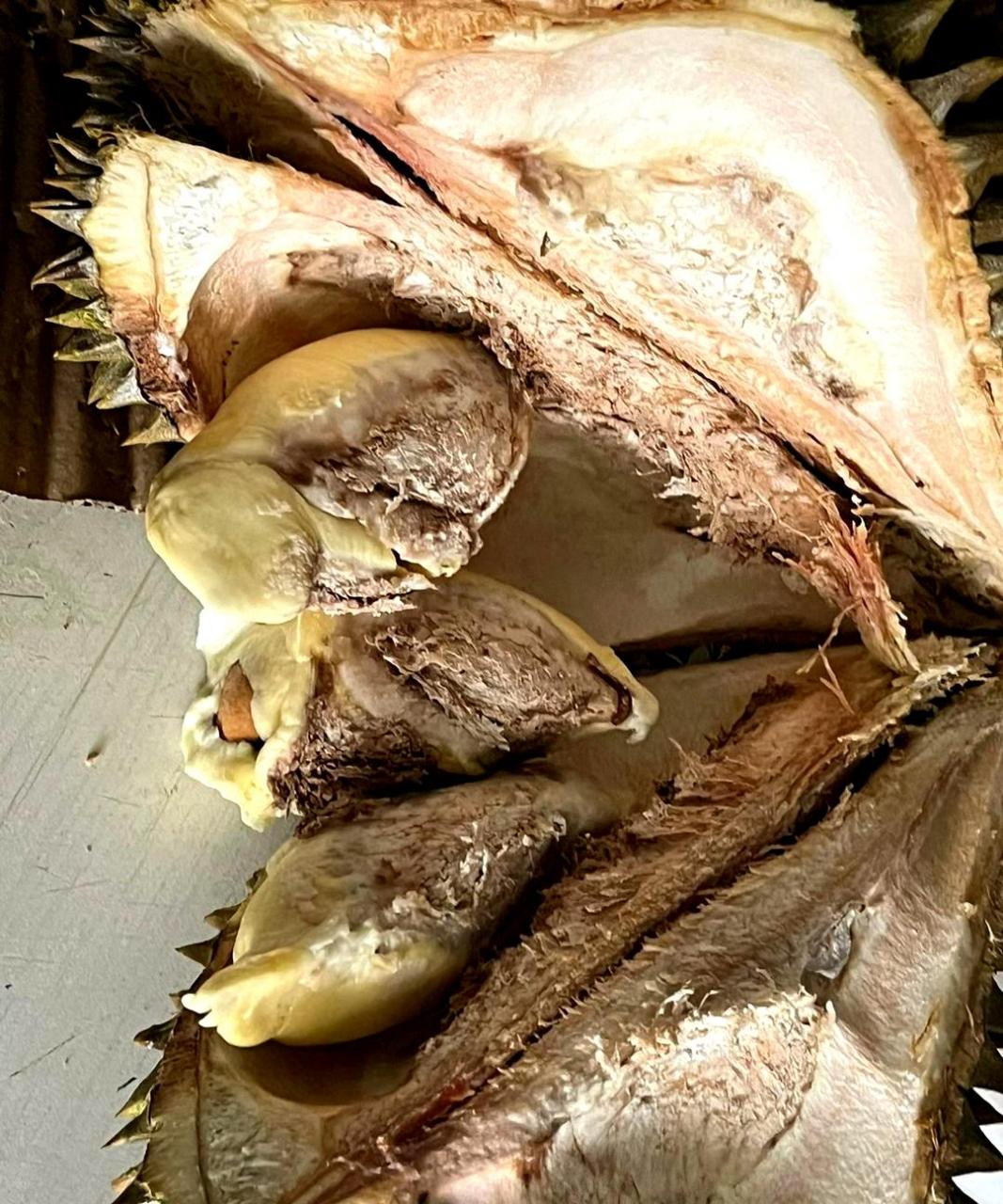 请问这种榴莲是否已经变质?