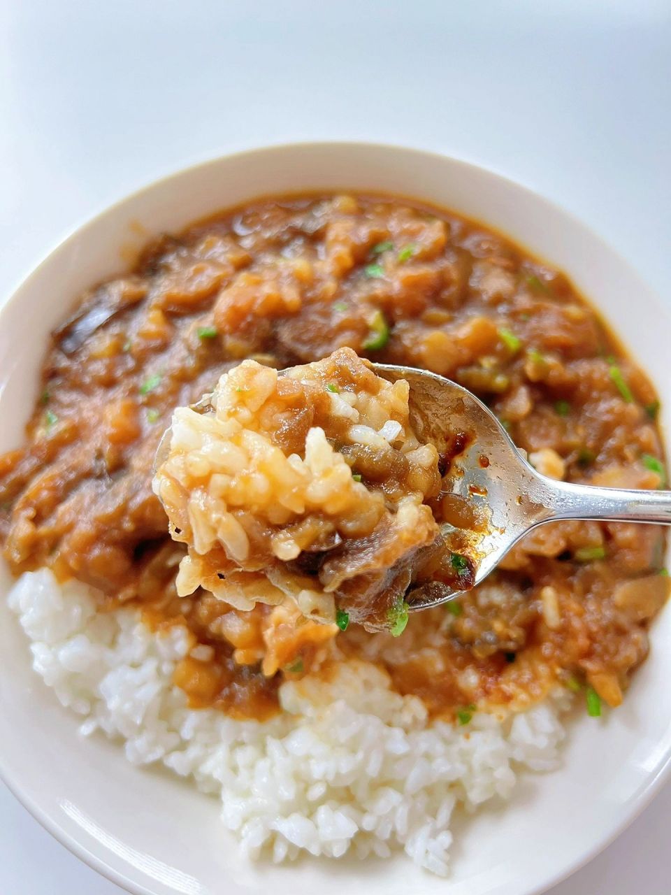 土豆泥茄子盖饭还是要看东北人的6015巨下饭 这个茄子土豆泥拌饭