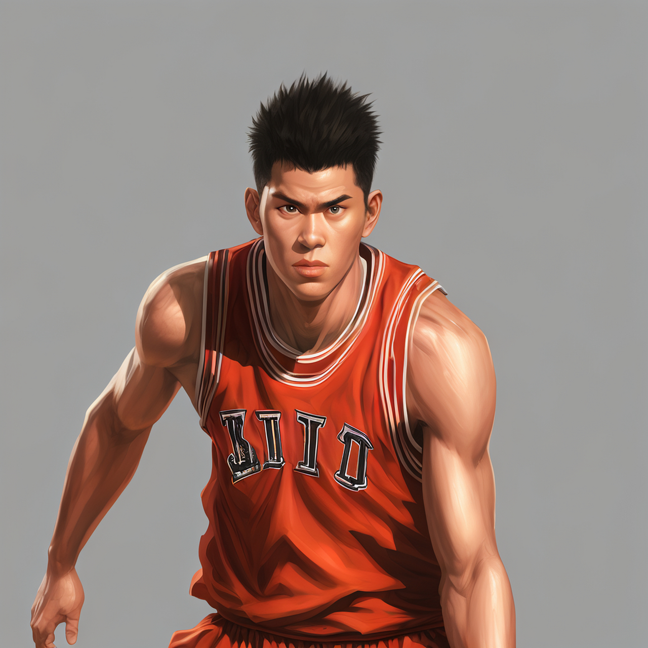 我是神奈川县的第一新人 -- 清田信长 [开心][开心] #百度ai绘图黑