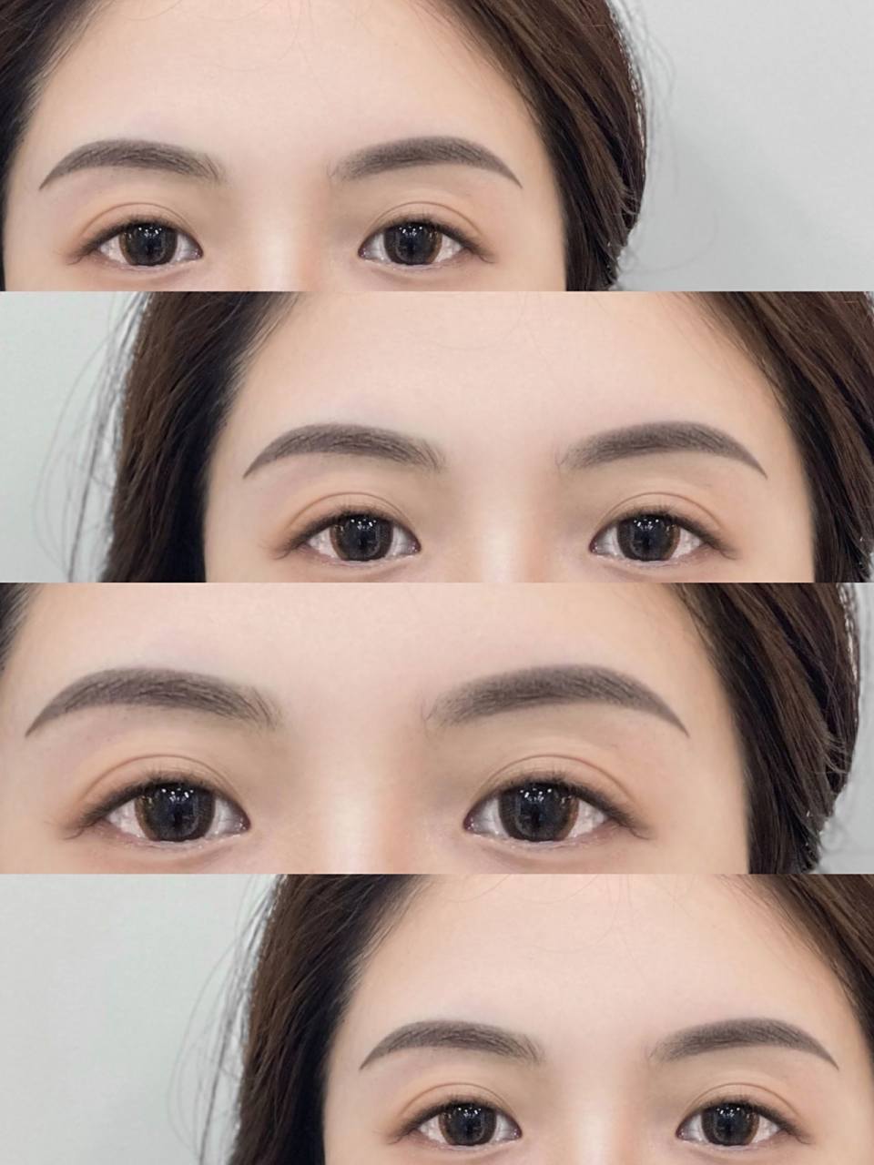 小姐姐的眼睛是圆圆的杏仁眼,想要放大优点就一定要突出眉眼.