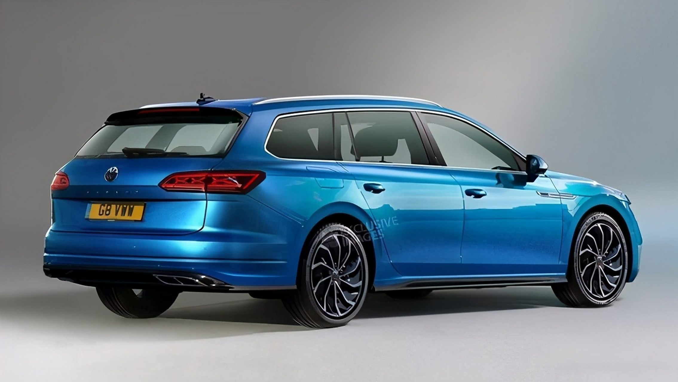 帕萨特b9旅行版曝光 全新一代帕萨特b9旅行版在海外曝光,新车在大众