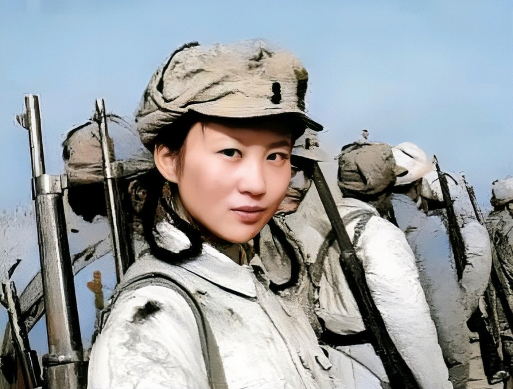 抗日战争时期,女侦查员王金英不慎受伤,于是选择在老家养伤一段时间.