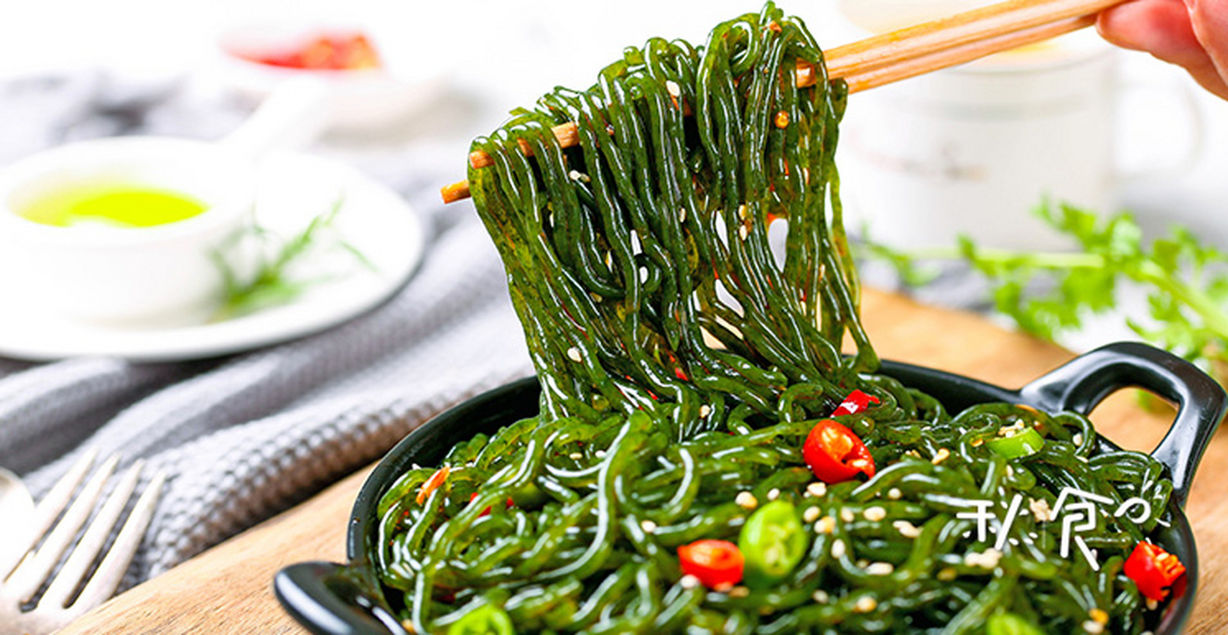 这个"绿油油"的面条你吃过吗?