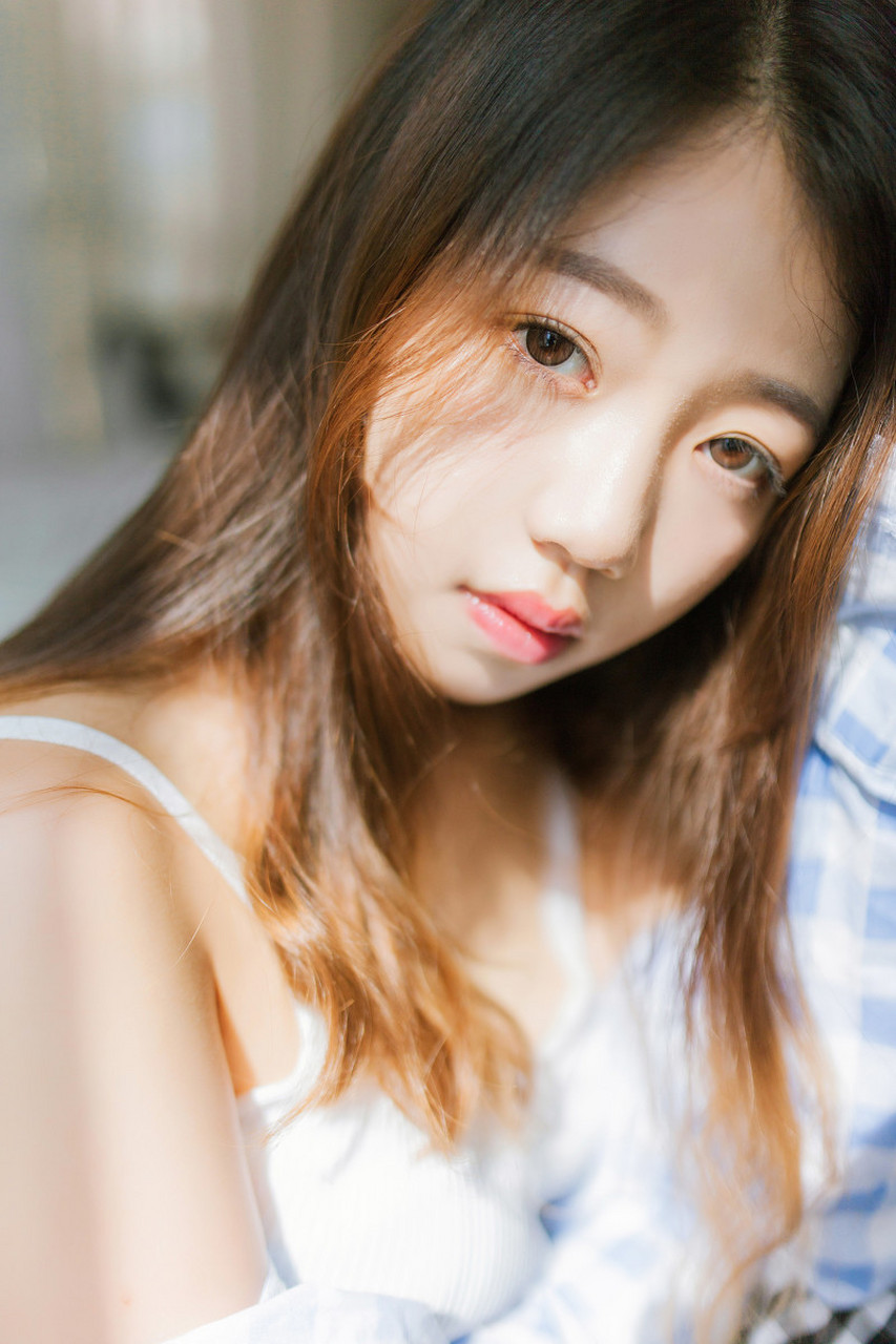 阳光少女,日系风格清新甜美摄影写真.