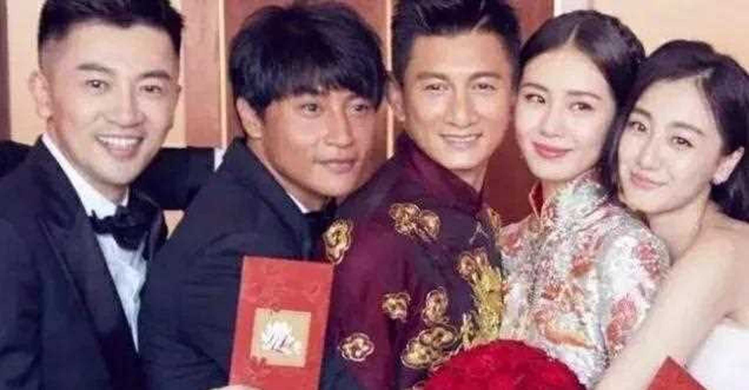 吴奇隆和马雅舒结婚照图片