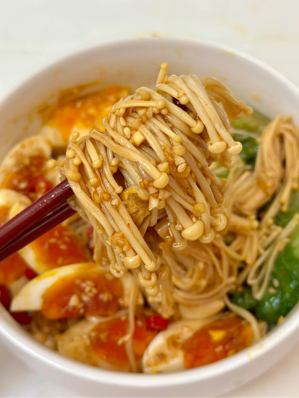 金针菇这样做真的好好吃!特别爽脆!低脂肪高蛋白!