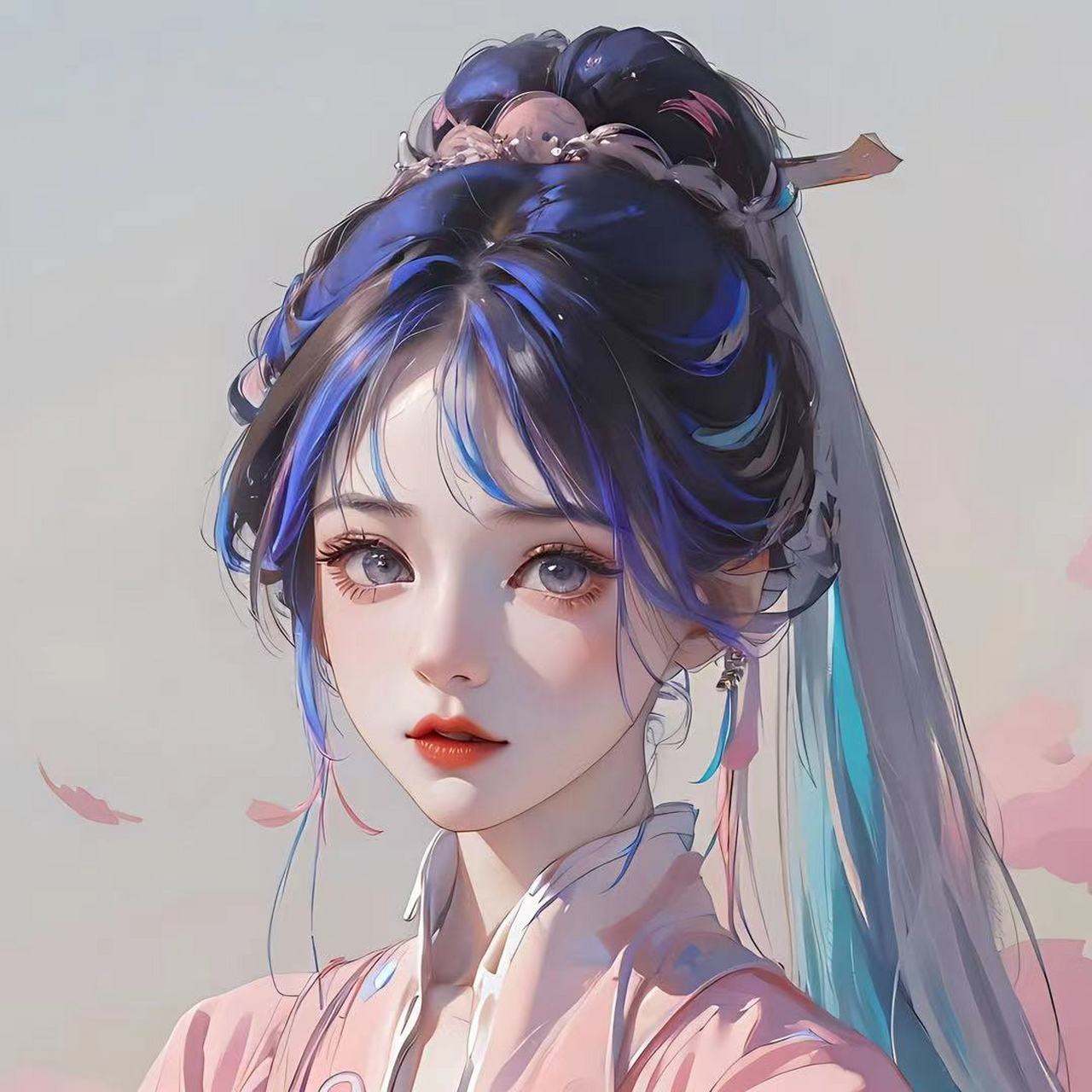 古风小姐姐简约头像 #ai头像