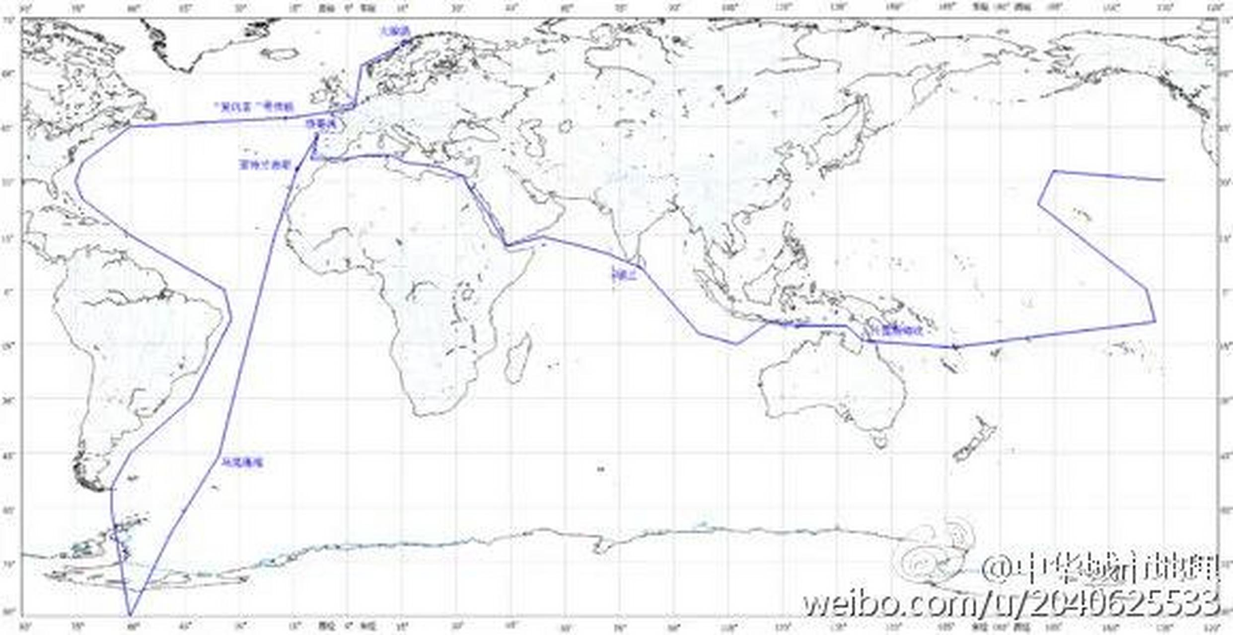 《海底兩萬裡》線路地圖:跟著這張地圖,一起進入凡爾納的海底世界吧.