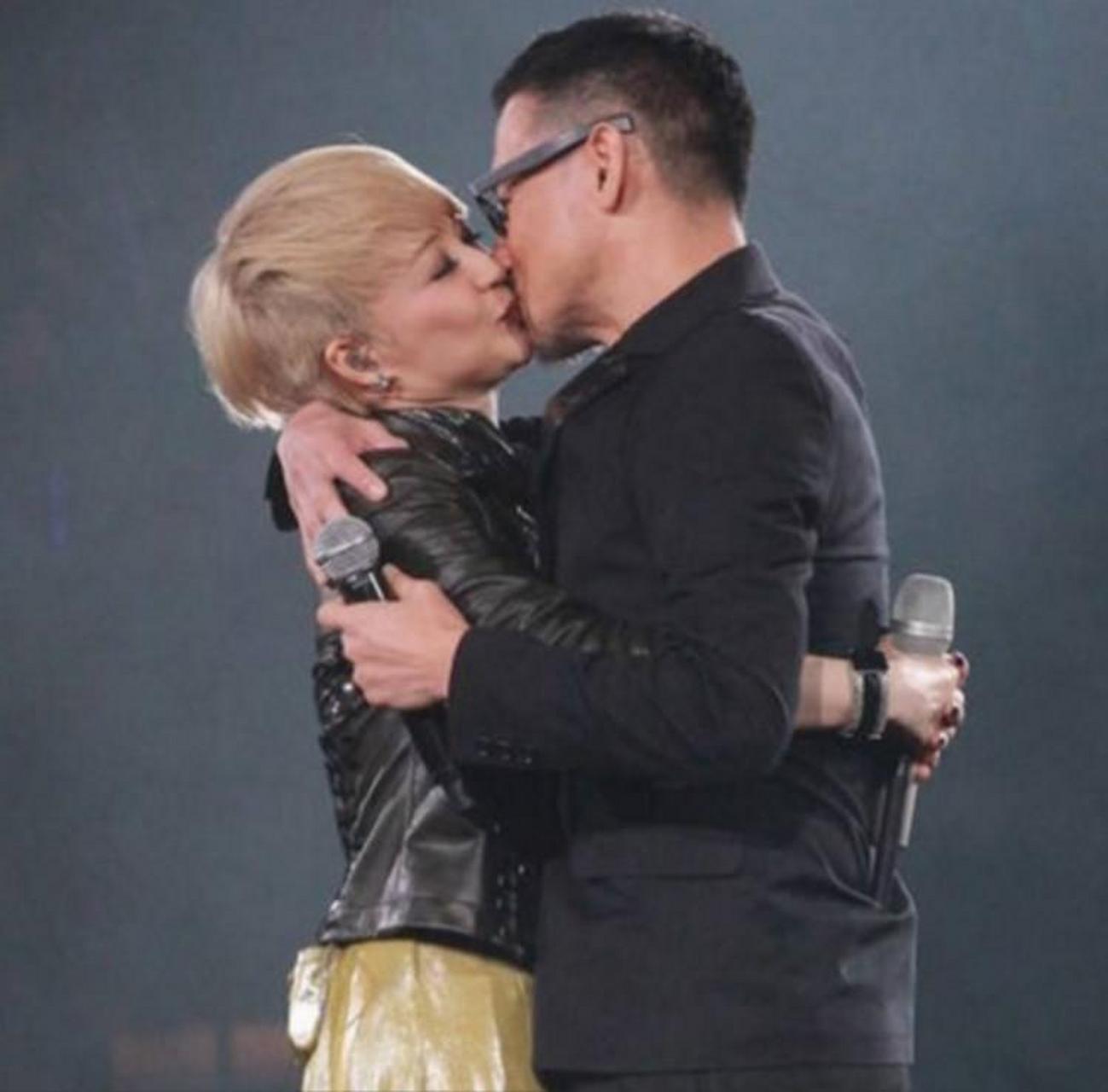 25岁的张学友&21岁的陈慧娴合影!