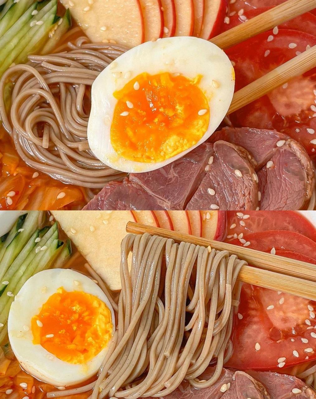 韩式荞麦冷面!姐妹们.这个真的跟韩食店味道一样!