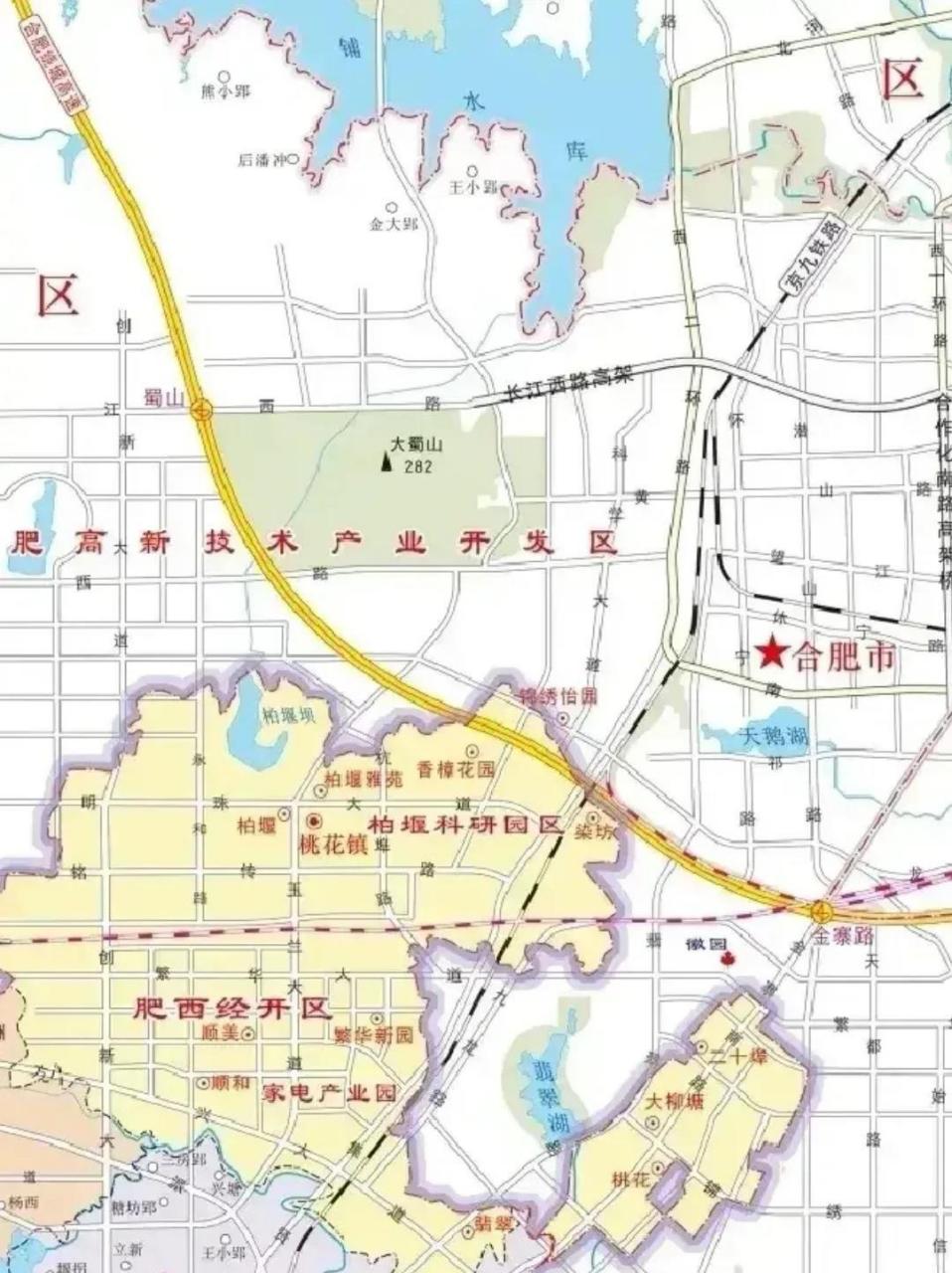 肥西县是彻底抛弃柏雁湖板块了 近期,网友关于柏雁湖区域规划,肥西产