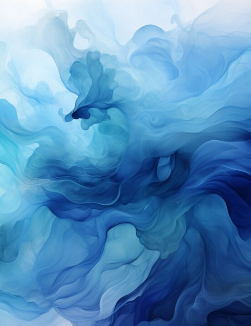 这些精美的蓝色系手绘水彩贴图,如同幻境般美丽,让人沉浸其中,流连